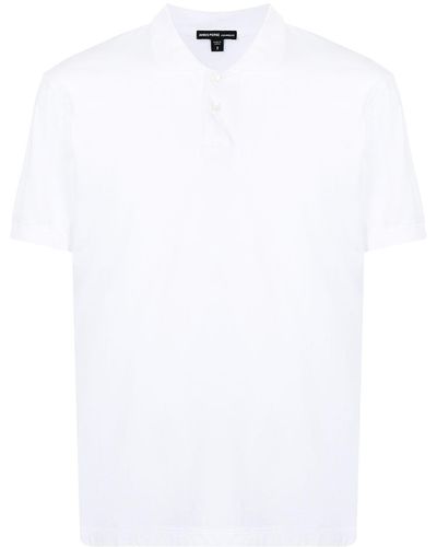 James Perse Luxe Lotus Jersey-Poloshirt - Weiß
