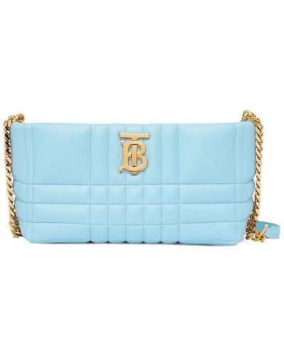Burberry Lola Quilted Crossbody Bag - Blue
