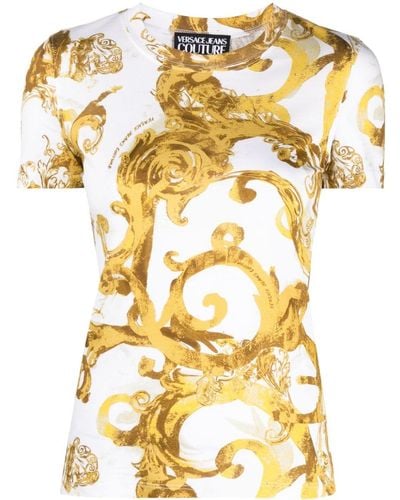 Versace Jeans Couture Camiseta Couture - Metálico