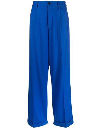 Marni High-waisted Tailored Trousers - Blue