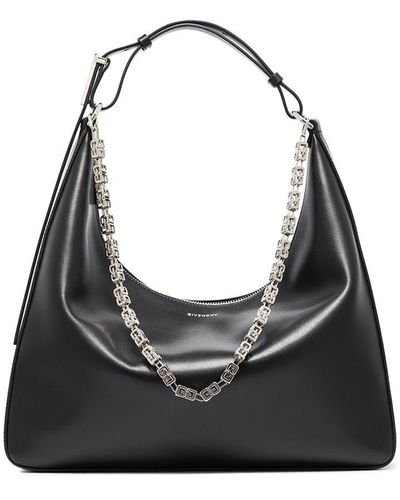 Givenchy Moon Leather Tote Bag - Black