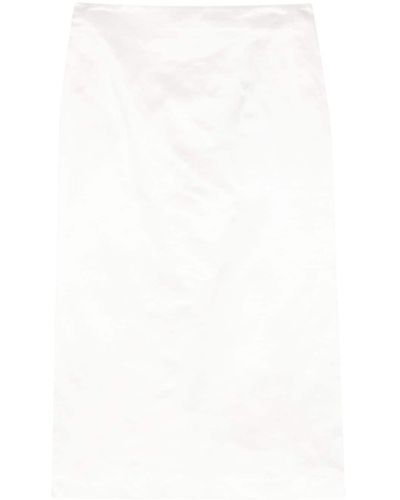 Sportmax Dart-detail Skirt - White