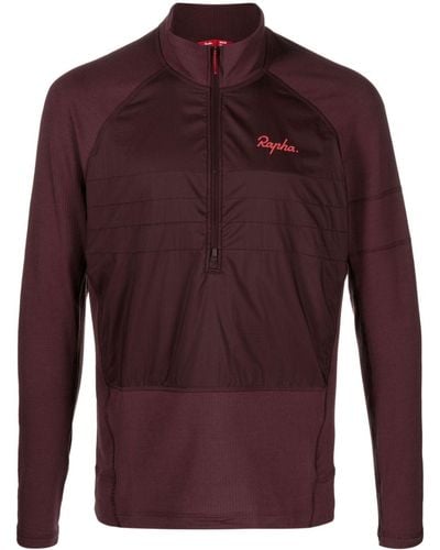 Rapha Giacca sportiva con stampa - Rosso
