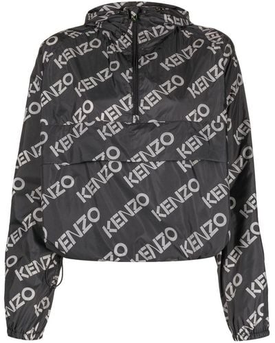 KENZO ロゴ ジャケット - ブラック