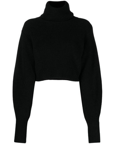 GAUGE81 Tokke Merino Cropped Sweater - Black