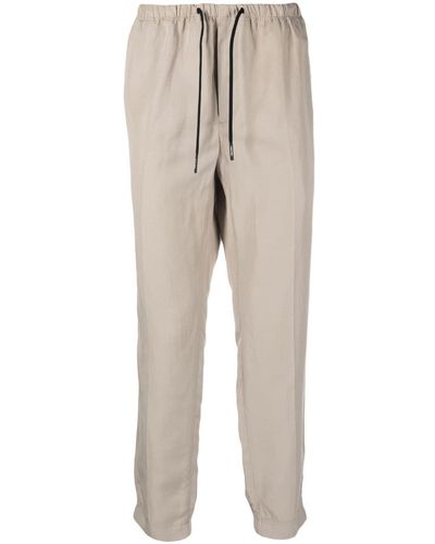 Calvin Klein Drawstring-fastening Waist Trousers - Natural