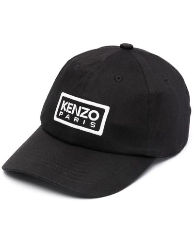 KENZO Baseball Hat With Patch - Black