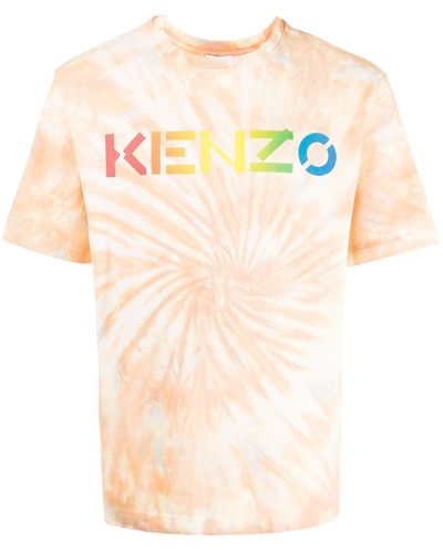 KENZO タイダイ Tシャツ - オレンジ