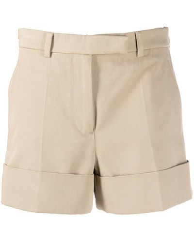 Thom Browne Grosgrain-loop Tailored Shorts - Natural