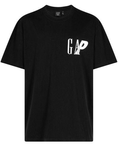 Palace X GAP T-Shirt aus Baumwolle - Schwarz