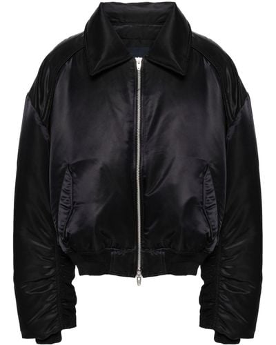 Juun.J Pointed-collar Puffer Jacket - Black