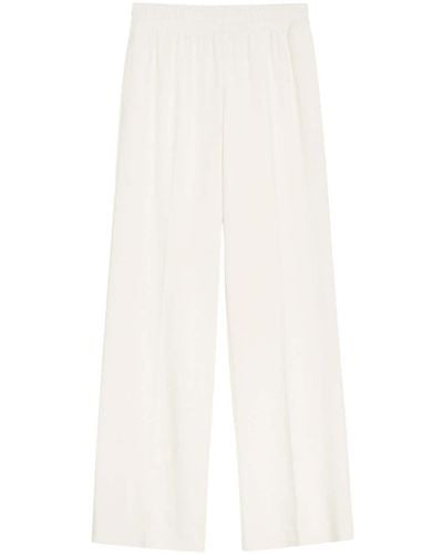 Anine Bing Soto Elasticated-waist Trousers - White