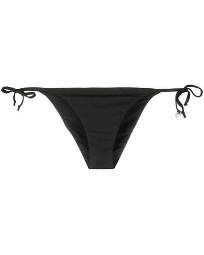 Fisico Bragas de bikini con lazo lateral - Negro
