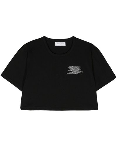 Societe Anonyme Bas Binary Cotton T-shirt - Black