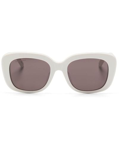 Balenciaga Dinasty Cat-Eye-Sonnenbrille - Weiß