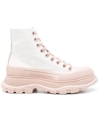 Alexander McQueen Tread Slick Boots - Pink