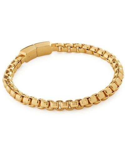 Monica Vinader Bold Box-chain Bracelet - Metallic