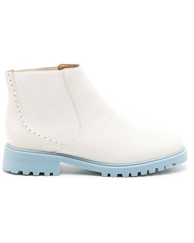Sarah Chofakian Soul Ankle Boots - White