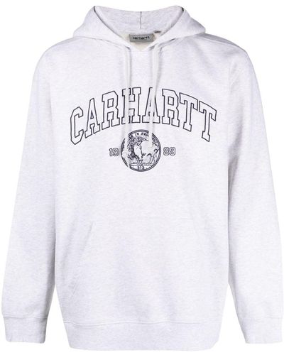 Carhartt Logo-print Hoodie - White