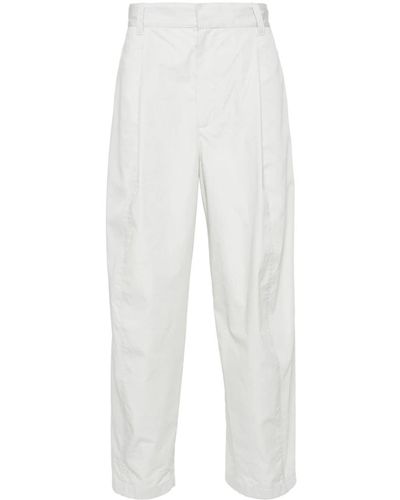 Bottega Veneta Pleat-detailing Loose-fit Pants - White