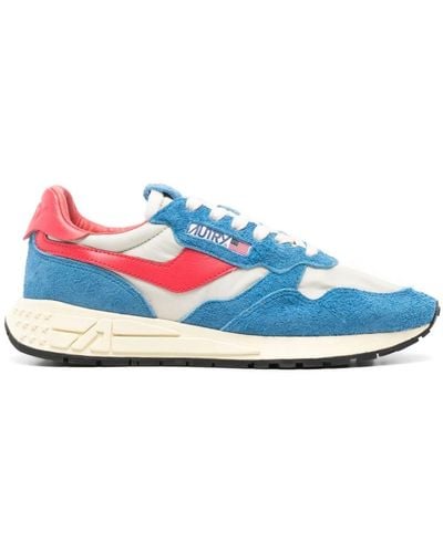 Autry Reelwind Suede Trainers - Blue