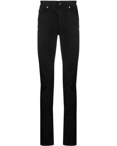 Saint Laurent Five Pocket Slim-fit Jeans - Black