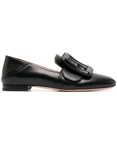 Bally Schuhe Leather Loafers - Black