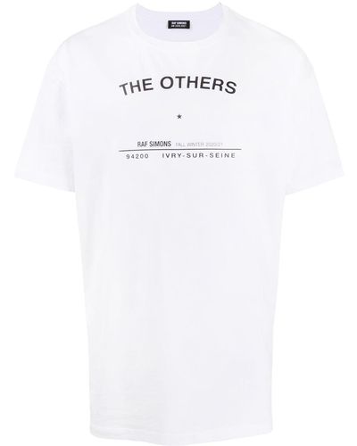 Raf Simons The Others プリント Tシャツ - ホワイト