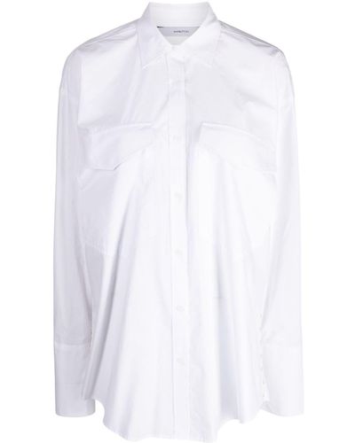 Pushbutton Hemd mit klassischem Kragen - Weiß