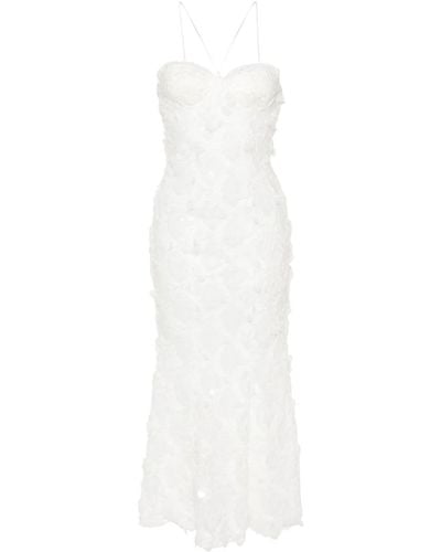 ROTATE BIRGER CHRISTENSEN Sequinned Maxi Dress - White