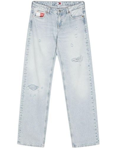 Tommy Hilfiger Mid-rise Straight-leg Jeans - Blue
