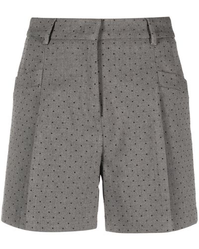 Liu Jo Short à ornements en cristal - Gris