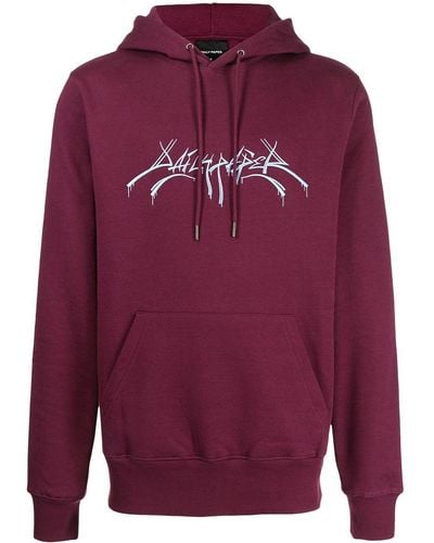Daily Paper Logo-print Hoodie - Red