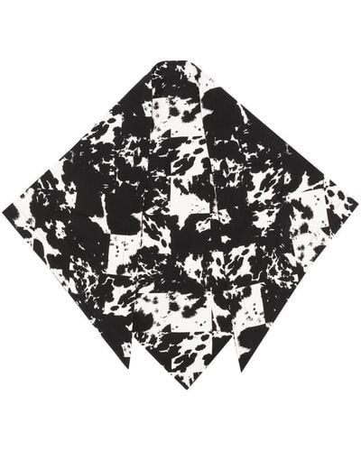 Rodebjer Abstract-print Scarf - Black