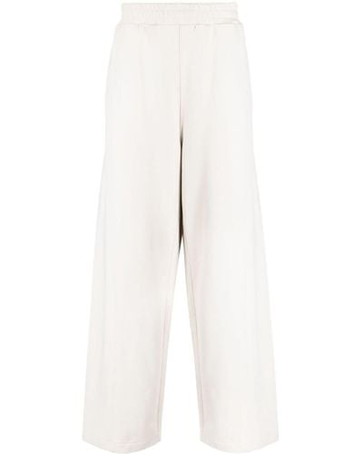 FIVE CM Pantalon en coton à coupe ample - Blanc