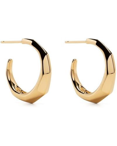 Dinny Hall Thalassa Gold Vermeil Hoop Earrings - Metallic