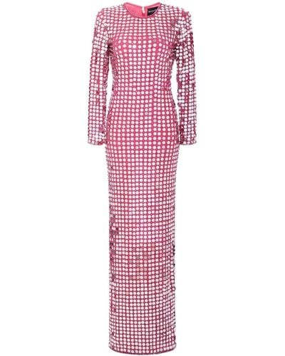 retroféte Verziertes Rialta Kleid - Pink