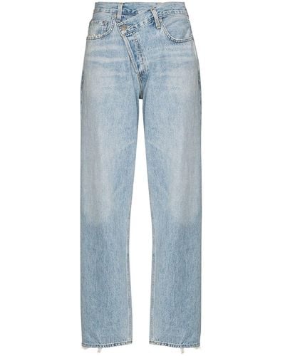 Agolde Crossover Straight-leg Jeans - Blue