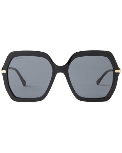 Jimmy Choo Esther Oversize-frame Sunglasses - Blue