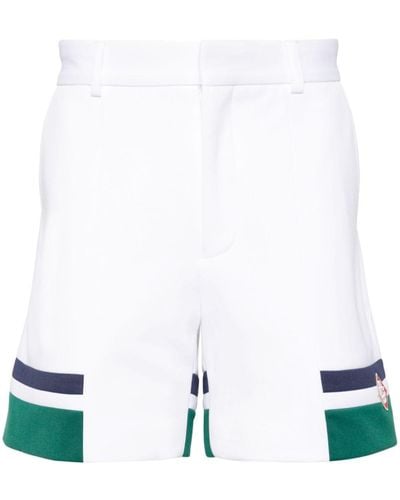 Casablancabrand Pantalones cortos de deporte con logo - Blanco