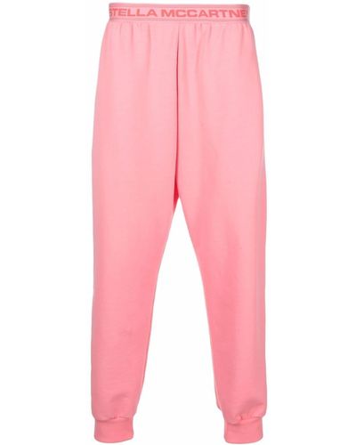 Stella McCartney Jogginghose mit Logo-Bund - Pink