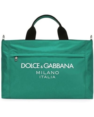 Dolce & Gabbana Bolso de hombro con detalle del logo - Verde