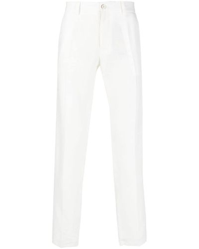 Dolce & Gabbana Mid Waist Pantalon - Wit