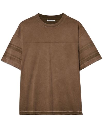 John Elliott Katoenen T-shirt - Bruin