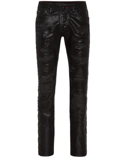 Philipp Plein Gothic Plein Skinny Jeans - Black