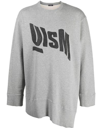 Undercoverism Sweatshirt mit Logo-Print - Grau