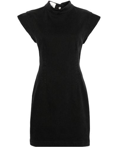 Isabel Marant Stretch Cotton Blend Dress - Black