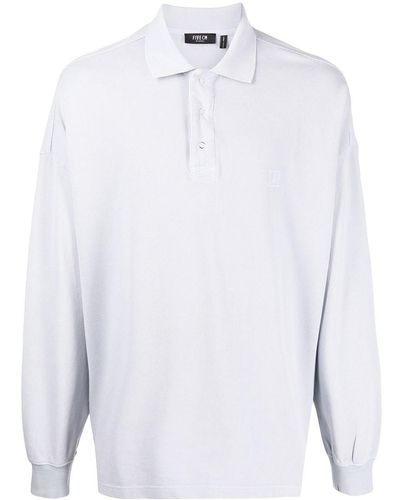 FIVE CM Embroidered Logo Polo Shirt - White