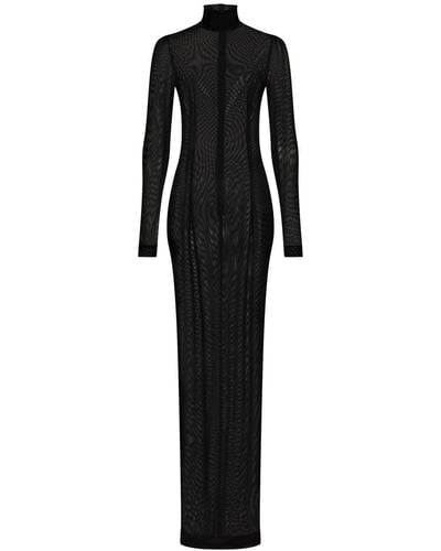Dolce & Gabbana Kim Dolce&Gabbana Floor-Length Dress - Black