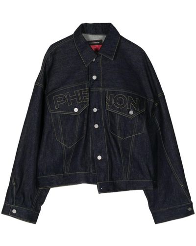 Fumito Ganryu Phenon Cotton Denim Jacket - Blue